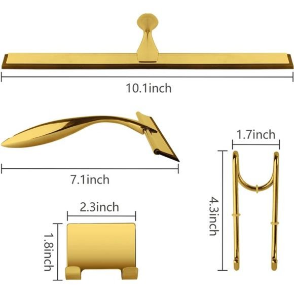 14 inch Shower Squeegee Stainless Steel Bath Squeegee for Shower Glass Doors - Picture 3 of 6